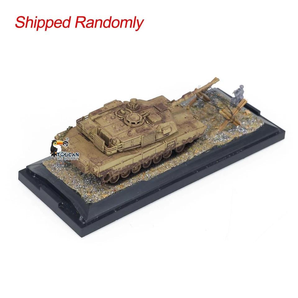 Henglong 1/72 Weathered Effect Plastic Static Abrams Tank M1A2 3918 W/O Radio - Image 4 of 4