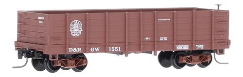 Micro-Trains Nn3 15203 32ft High Side Gondola 1551 Denver Rio Grande Western | Condition: Used