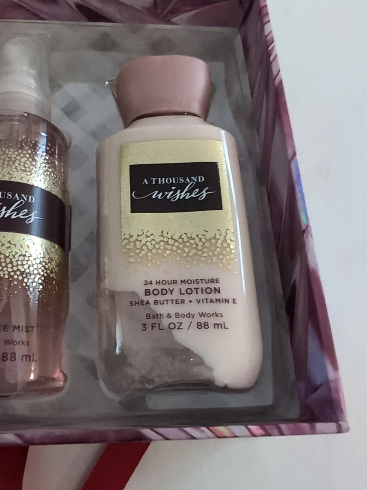 Bath & Body Works 3pc A THOUSAND WISHES Mist Spray, Body Lotion, Body Wash SET - Image 4 of 4