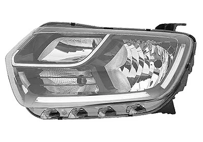 Hauptscheinwerfer H7/H1 links mit Blinklicht für Dacia Duster HM_ HM - Bild 1 von 1