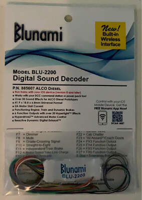 Soundtraxx Blunami BLU-2200 Digital Sound Decoder