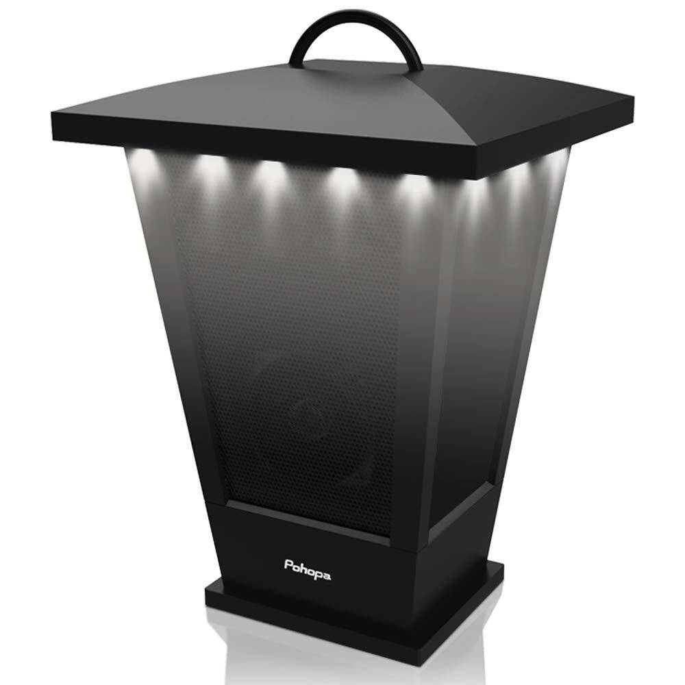 Waterproof Portable Bluetooth Speaker with LED Strips for Outdoor Use-image