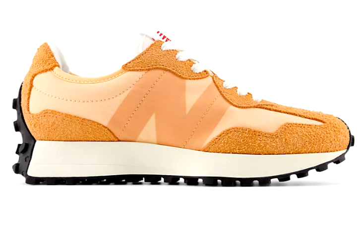 NEW BALANCE 327 Casual Womens Sneakers Shoes Peach Blossom