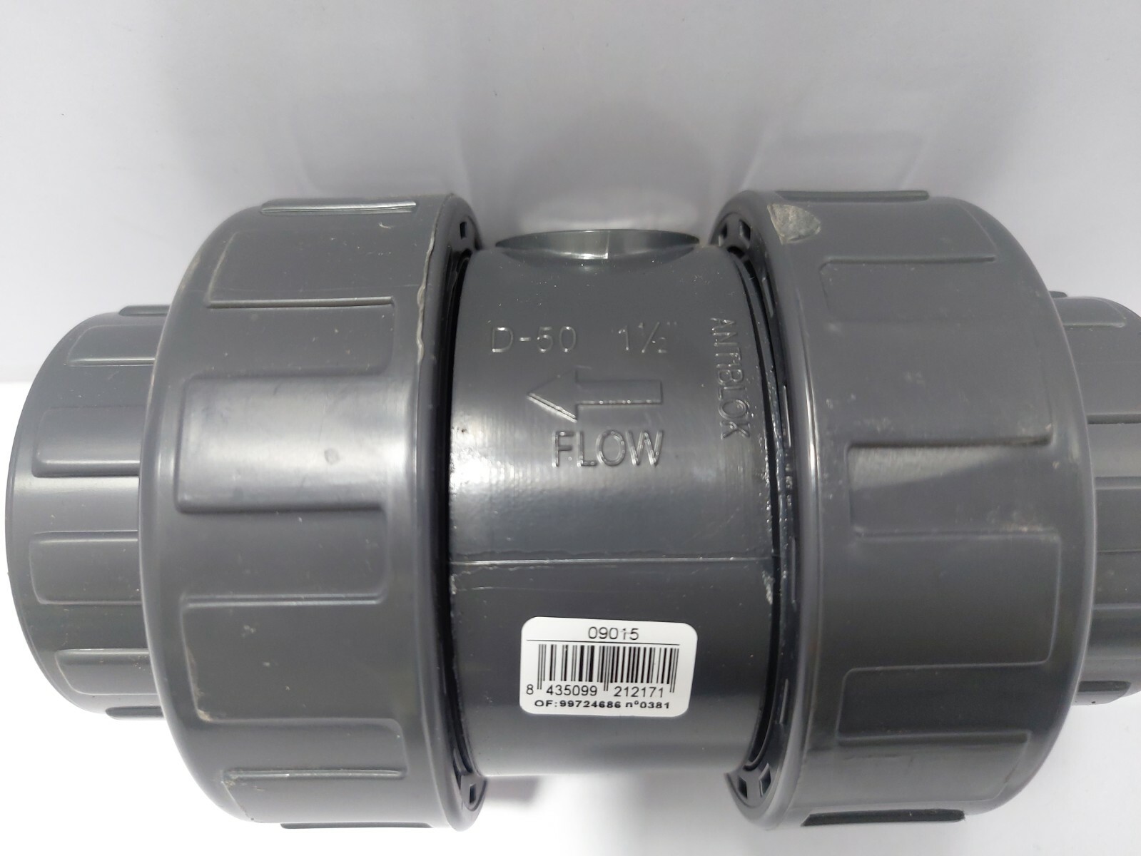 Válvula De Retención Cepex 09015 Pvc Con Resorte 240psi D-50