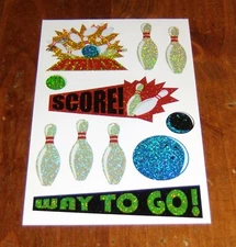 Mrs. Grossman Sticker Sheet ~ Sparkle Bowling