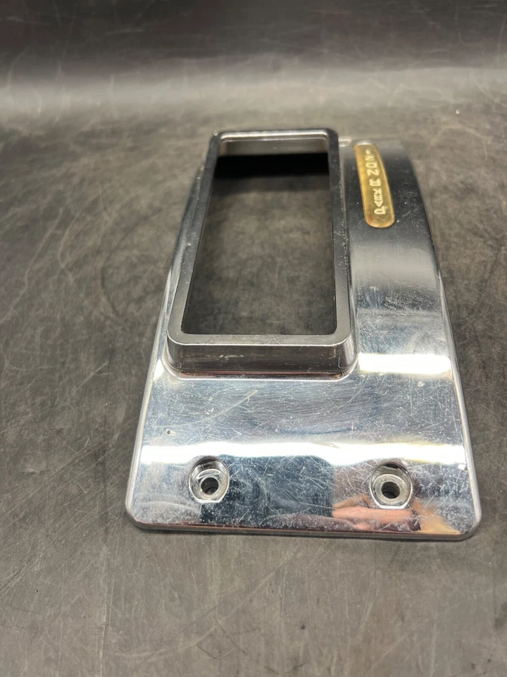 Vintage B&M Floor Gear Shifter Top Bezel Trim Selector Automatic Chrome Racing - Image 4 of 4