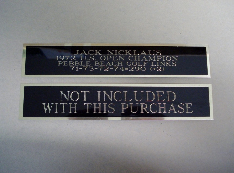 Justin Rose 2013 US Open Champ Nameplate For A Golf Flag Display Case 1