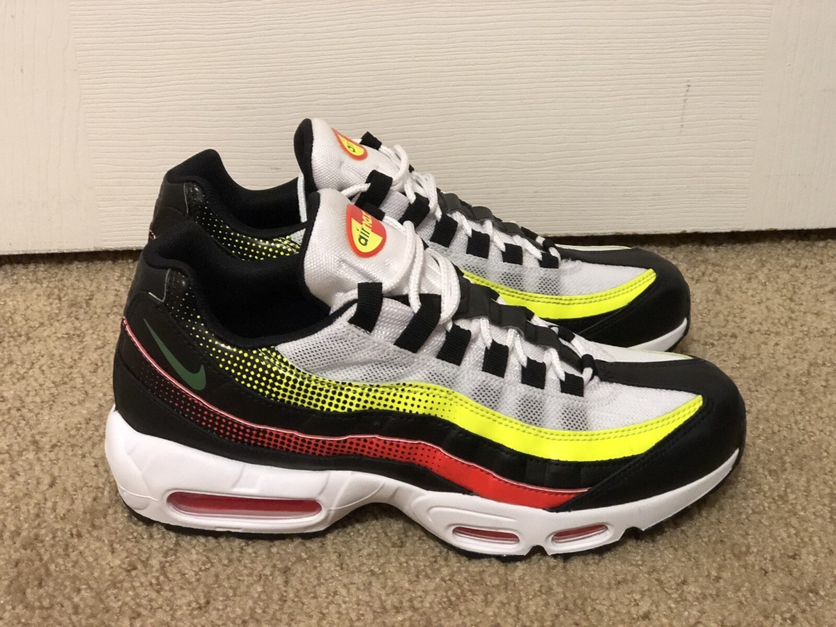 air max 95 se レア！ New Men's Nike Air Max 95 SE 'Neon Collection' Black/ Aloe