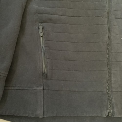 Lululemon Athletica Jacket Womens 12 Black Asymmetrical Full Zip Long Sleeve - Picture 4 of 13