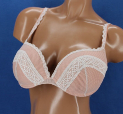Adore Me Underwire Padded Push Up Demi Bra Size 32DDD #E3523