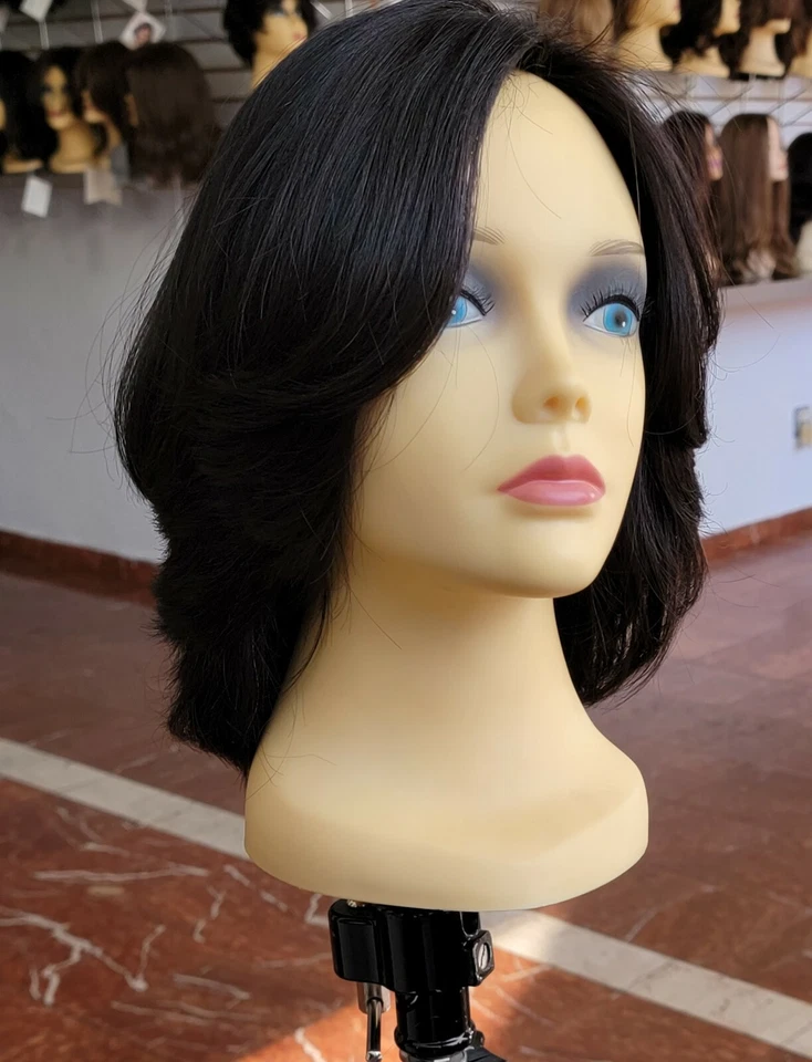 КОШЕРНЫЕ ПАРИКИ YAFFA 100% ЕВРОПЕЙСКИЕ НАТУРАЛЬНЫЕ ЧЕЛОВЕЧЕСКИЕ ВОЛОСЫ 13 ДЮЙМОВ ДЛИНА R-9 - Изображение 2 из 4