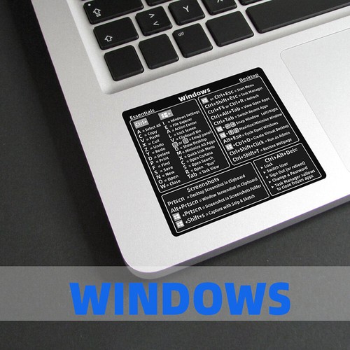 Reference Keyboard Shortcut Sticker Adhesive For PC Laptop Desktop - Photo 8/16