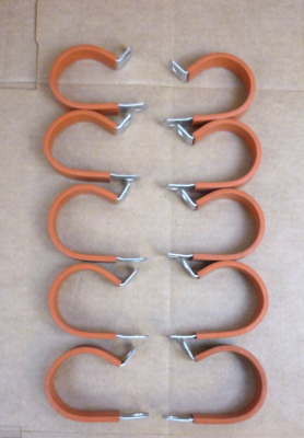 10-Pack 1/4-in to 5/8-in dia Stainless Steel Adjustable Clamp in the