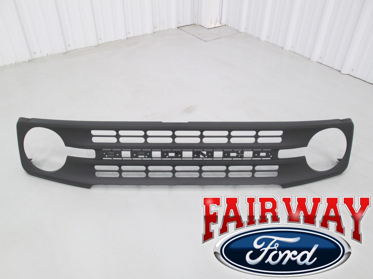 ブリキ ブロンコ 21 thru 26 Bronco OEM Genuine Ford Parts Black Diamond Grille w/o