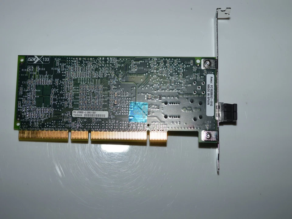 ✨️✔️⚙️ NOS - EMULEX LIGHTPULSE LP9802-E FIBER CHANNEL 2Gb HBA PCI-X - UK SELLER - Image 2 of 4