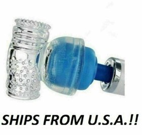 Clear TPE Male Humming Bird Attachment Fit Hitachi Magic Wand Massager Accessory