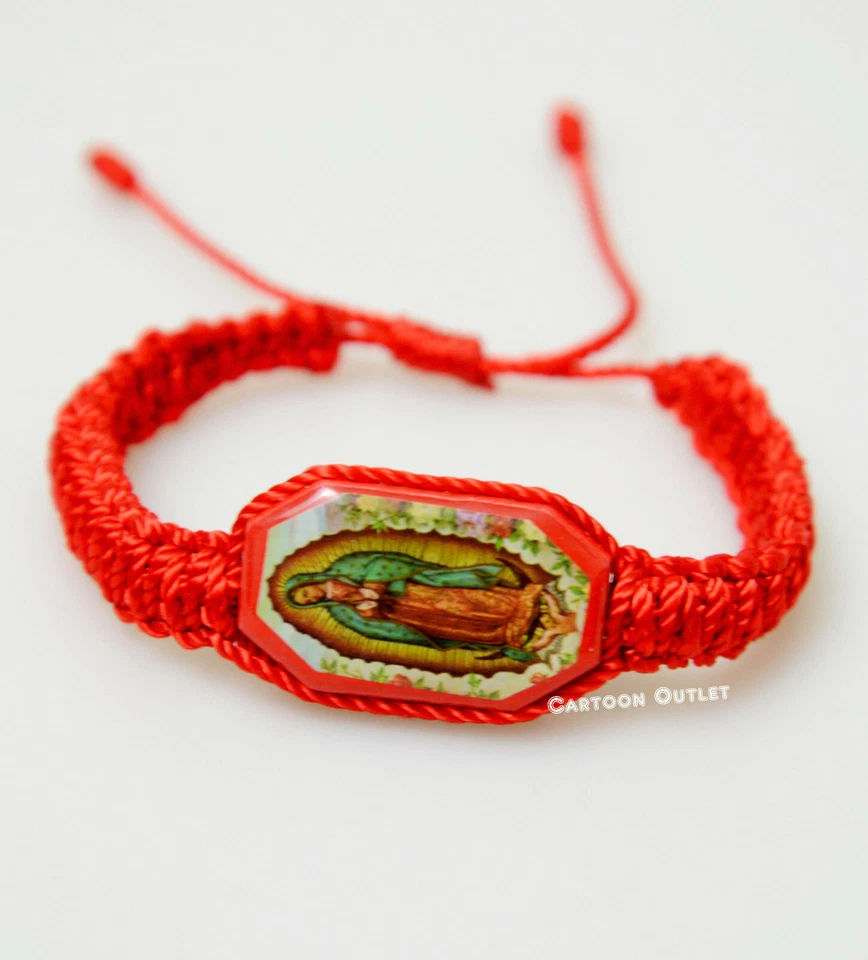 Pulsera 12 Virgen de Guadalupe Recuerdos De Bautizo Comunión Favores Bautizo Foto 3 de 4