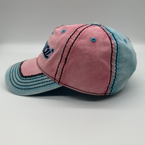 Cappello Berretto Baseball Regolabile Kauai Hawaii Sbiadito Retrò Scolorito Cotone Aloha - Foto 3 di 6