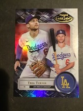2022 Topps Gold Label Trea Turner Class 1 Base Card Los Angeles Dodgers