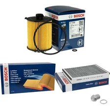 BOSCH Inspektionspaket mit Verschlussschraube für Volvo V40 Schrägheck 525 526