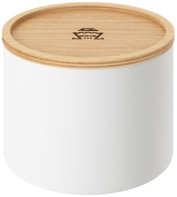 Kalita Wave Filter Case with wooden lid to keep dust and odors off