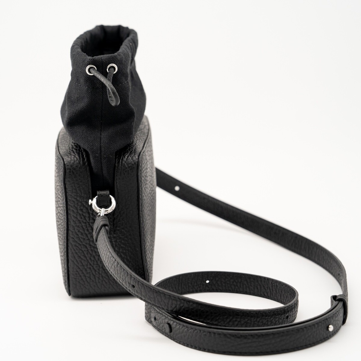 Masion Margiela 5ac Camera Bag Medium Black Leather Shoulder | eBay