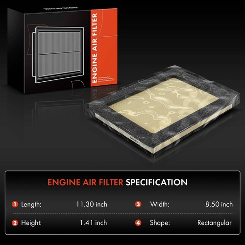 Engine Air Filter for Ford F-150 2004-2008 F-250 F-350 Super Duty 2005-2007 5.4L - Picture 2 of 9