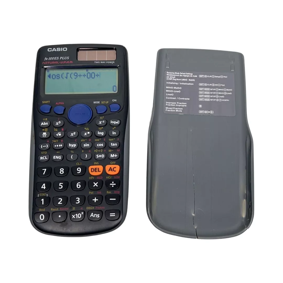 Casio FX 300ES Plus Natural VPAM Scientific Calculator Solar