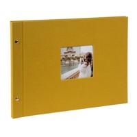 Goldbuch Schraubalbum Bella Vista Senf # 26820 30X25 Cm 40 WeißE Seiten