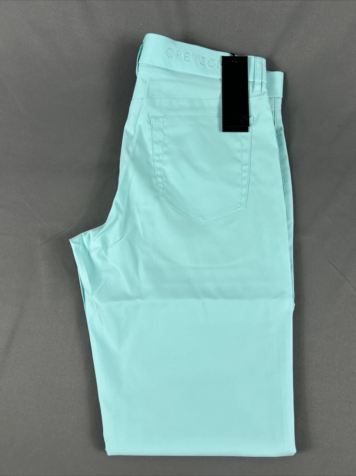 Greyson Golf Pants Wainscott Trousers 32 x 32 Skystone Blue Polyester MSRP $198