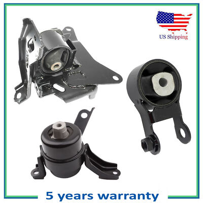 Set 3PCS MotorKing Engine Motor & Trans Mount For 2008-2014 Scion XD 1.8L AUTO