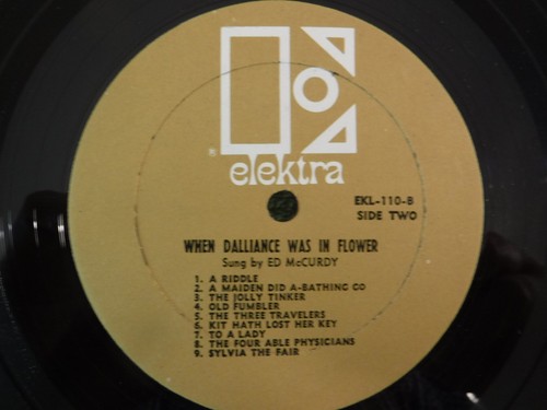 When Dalliance Was In Flower, Ed McCurdy,Erik Darling,Alan Arkin Elektra EKL 110 - Bild 5 von 5