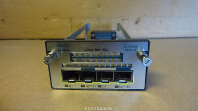 Cisco C3KX-NM-10G v01 4-Port 10GB Module 3750X/3560X FROM WS-C3560X-24T-S V01