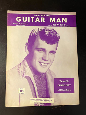 (Dance With The) GUITAR MAN Sheet Music DUANE EDDY 1962. super clean crisp-3913