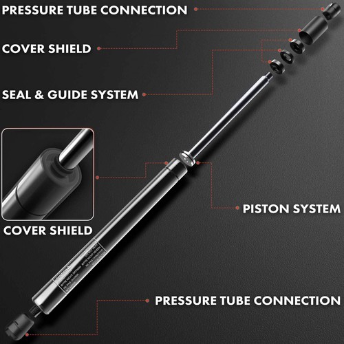2X REAR BOOT TAILGATE GAS STRUTS FOR HYUNDAI I10 PA HATCHBACK 07-13 817700X000 - Picture 6 of 11