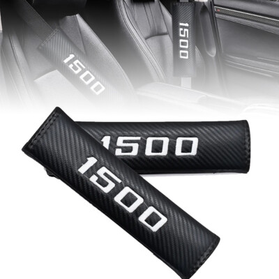 For Dodge 2pcs Car Interior Seat Belt Cover Shoulder Cushion Pad Accessories