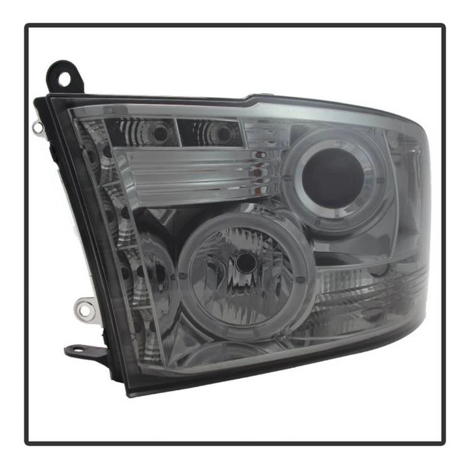 Spyder 签名 LED 光环模型烟雾投影仪前灯适用于 09 - 19 Ram 1500 — 第 3/4 张图片