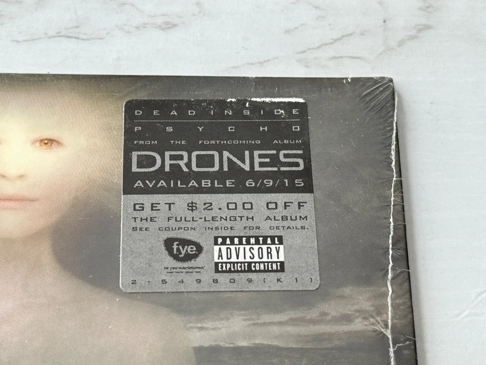 Muse Dead Inside / Psycho CD Single SEALED! 2015 Warner w/Hype Sticker BRAND NEW Foto 3 de 3