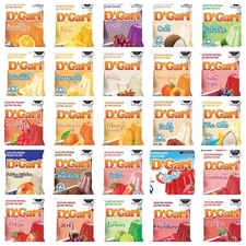 2 Bags D’Gari Artistic Gelatin Dessert – Assorted Flavors Mexican Gelatina