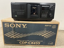 Sony CDP-CX455 400 Disc CD Mega Storage Player Changer No Remote Works