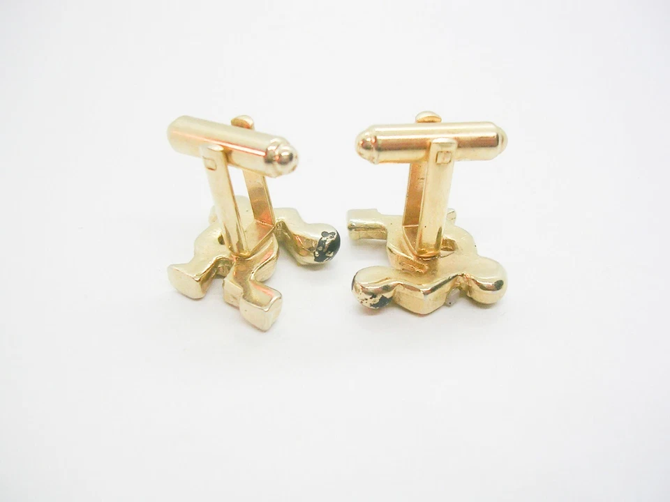 Gemelos Bowler de Colección Madreperla Gemelos Uso Formal Joyería para Hombre Foto 3 de 3