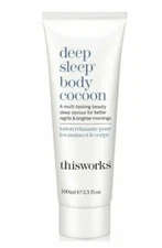 ThisWorks Deep Sleep Body Cocoon Lotion 3.3 Oz SEALED Lavender Camomile Relaxing