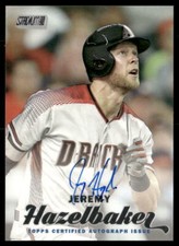2017 Stadium Club Jeremy Hazelbaker SCA-JH Autographs  AU