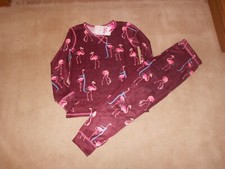 NEW, GIRLS JUSTICE PATTERNED RAGLAN 2 PIECE PAJAMA SET, SIZE M 10 