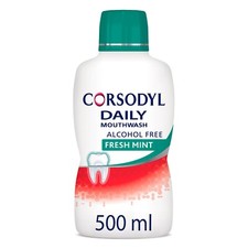 Corsodyl Fresh Mint Gum Care Bezalkoholowy Codzienny płyn do płukania jamy ustnej - 500ml