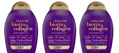 BL Ogx Shampoo Biotin & Collagen 13 oz - THREE PACK