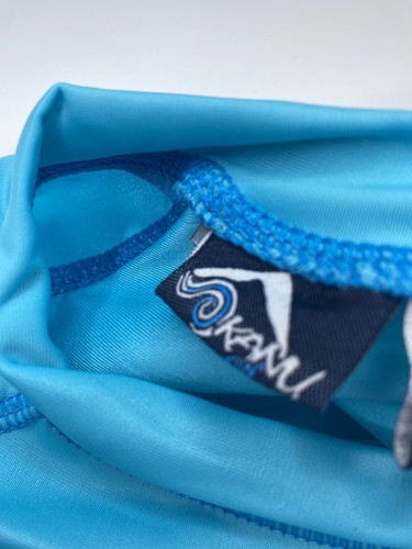 Kanu Swim Shirt Kids Unisex 5T Aqua UPF 50+ Sun Protective Rashguard Top NEW NWT - Picture 6 of 8