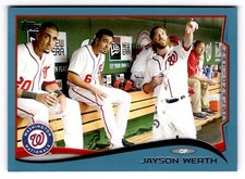 2014 Topps - Base #228 Jayson Werth Light Blue Border Washington Nationals 