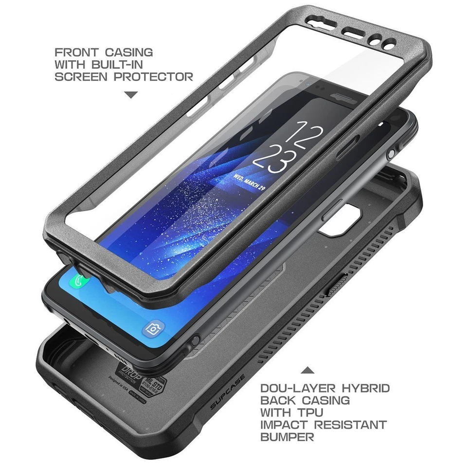 Funda Carcasa Cuerpo Completo SUPCASE Original Para Samsung Galaxy S8 / S8+ / S8 Active EE. UU. Foto 4 de 4