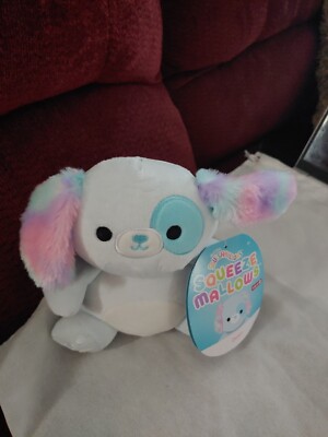 NWT Squishmallows 7  Demir Blue Dog Puppy Target Exclusive